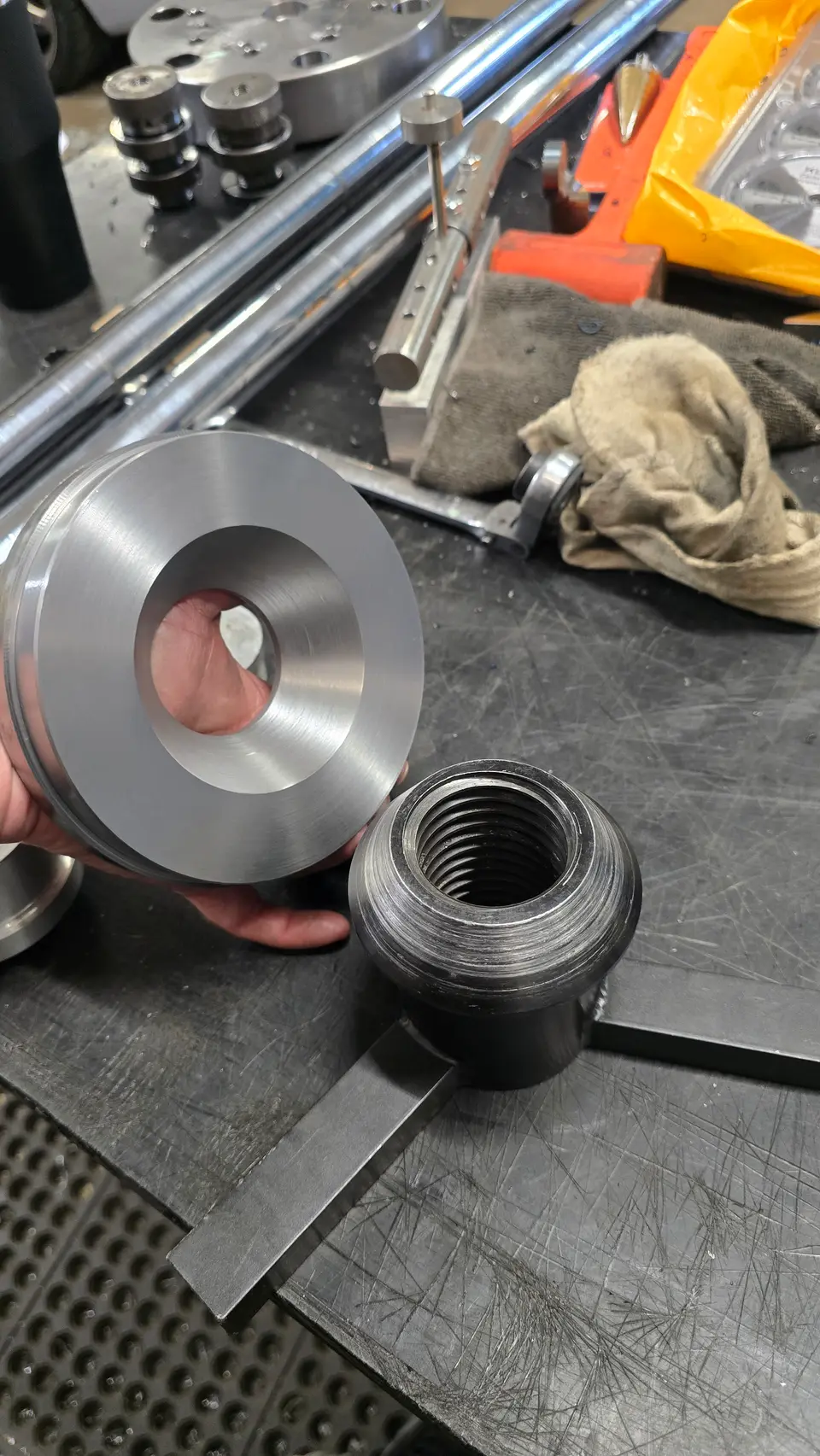Brass bushing and machined part