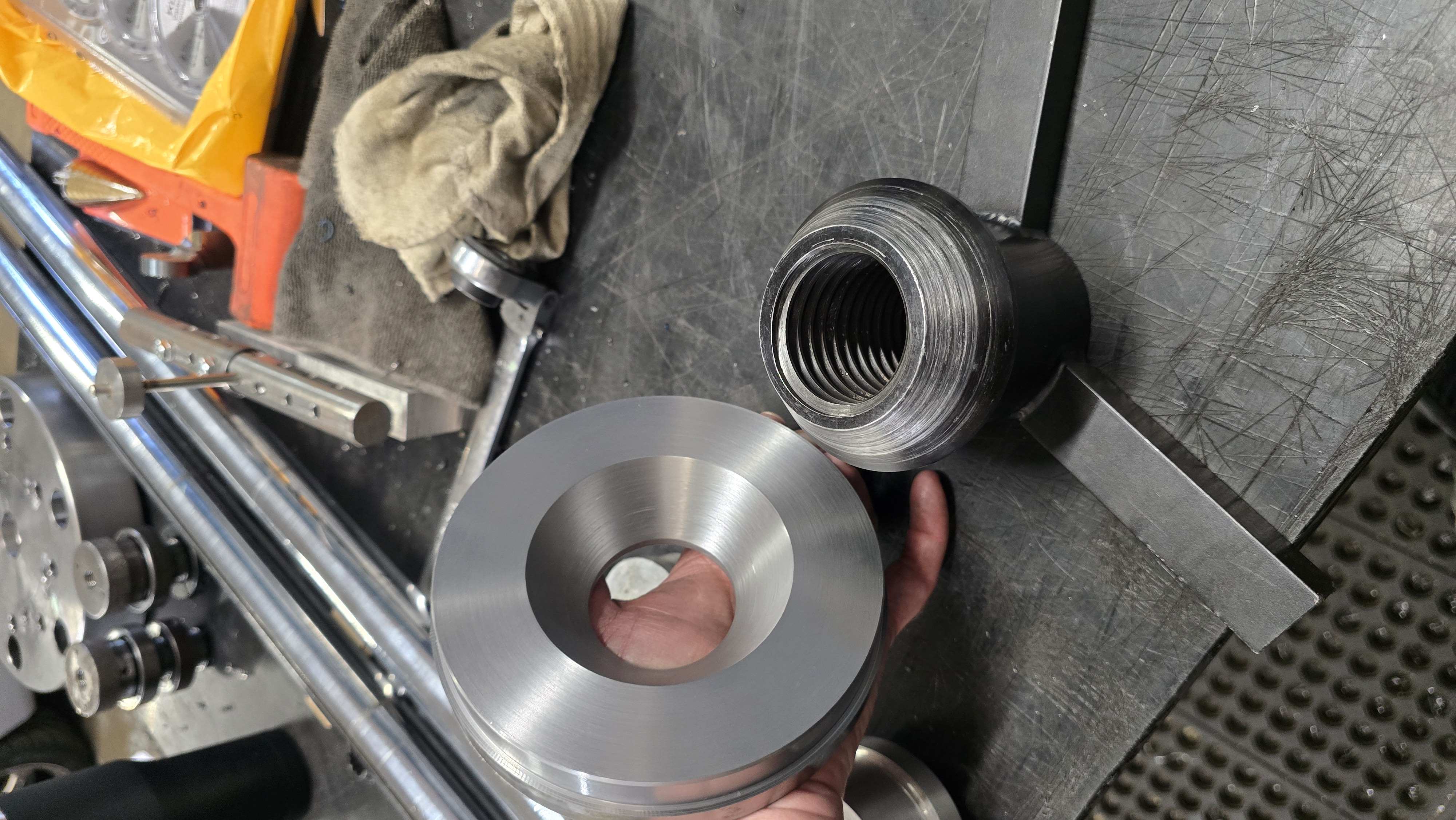 Brass bushing and machined part